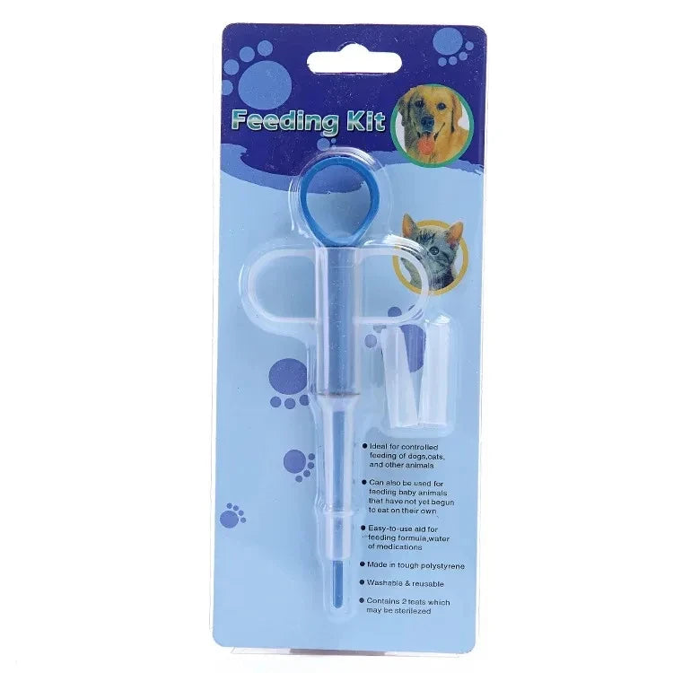 Siringe Somministrazione Medicine per Animali-Dosatore Pillole e Liquidi.