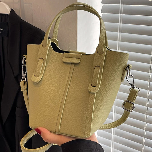Borsa a Secchiello Minimalista con Tracolla