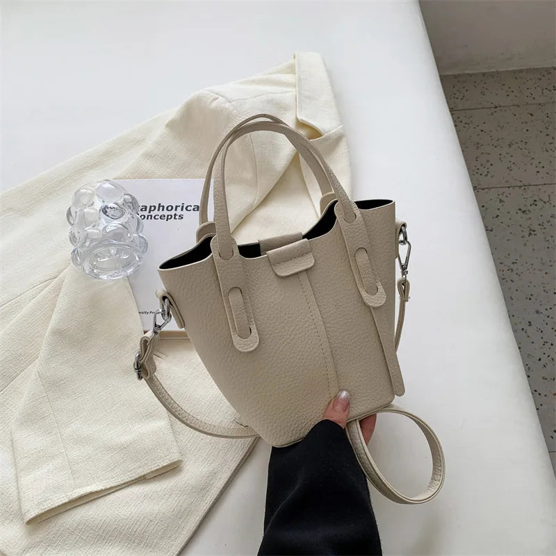 Borsa a Secchiello Minimalista con Tracolla