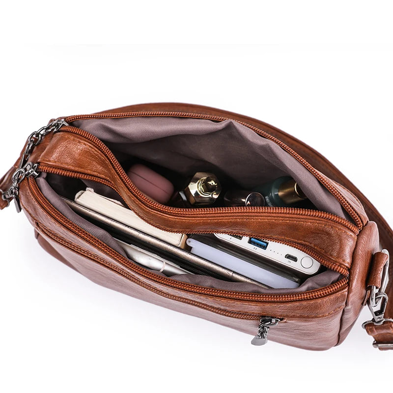 Borsa a Tracolla Vintage in Pelle