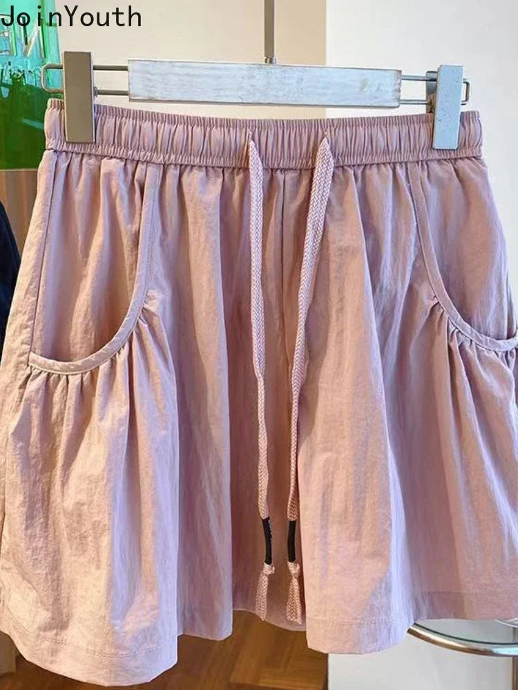 Gonna-Pantalone Casual con Coulisse