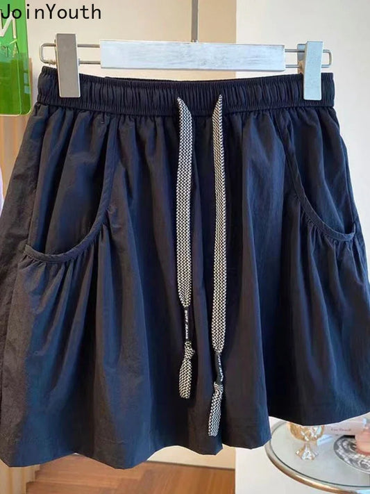 Gonna-Pantalone Casual con Coulisse