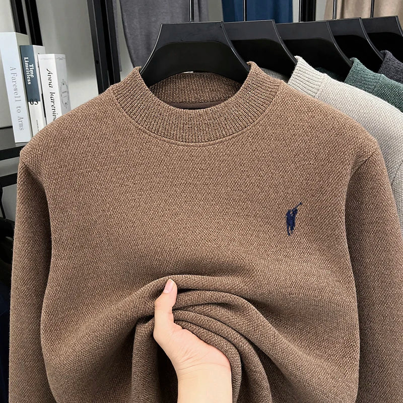 Maglione in Maglia a Lupetto da Uomo