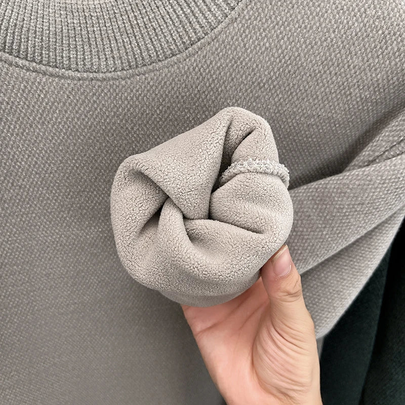 Maglione in Maglia a Lupetto da Uomo