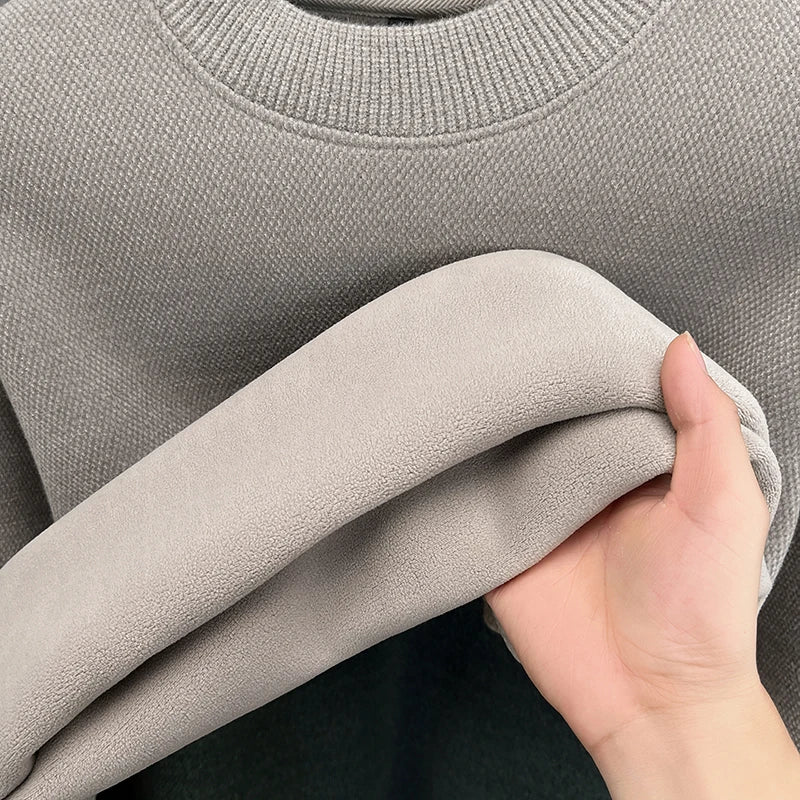 Maglione in Maglia a Lupetto da Uomo