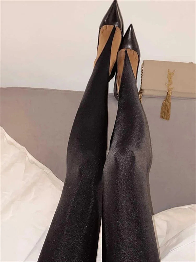 Leggings a Vita Alta con Staffa da Donna