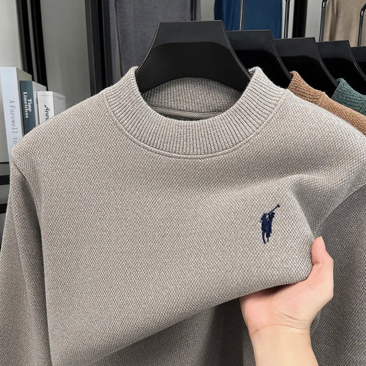 Maglione in Maglia a Lupetto da Uomo