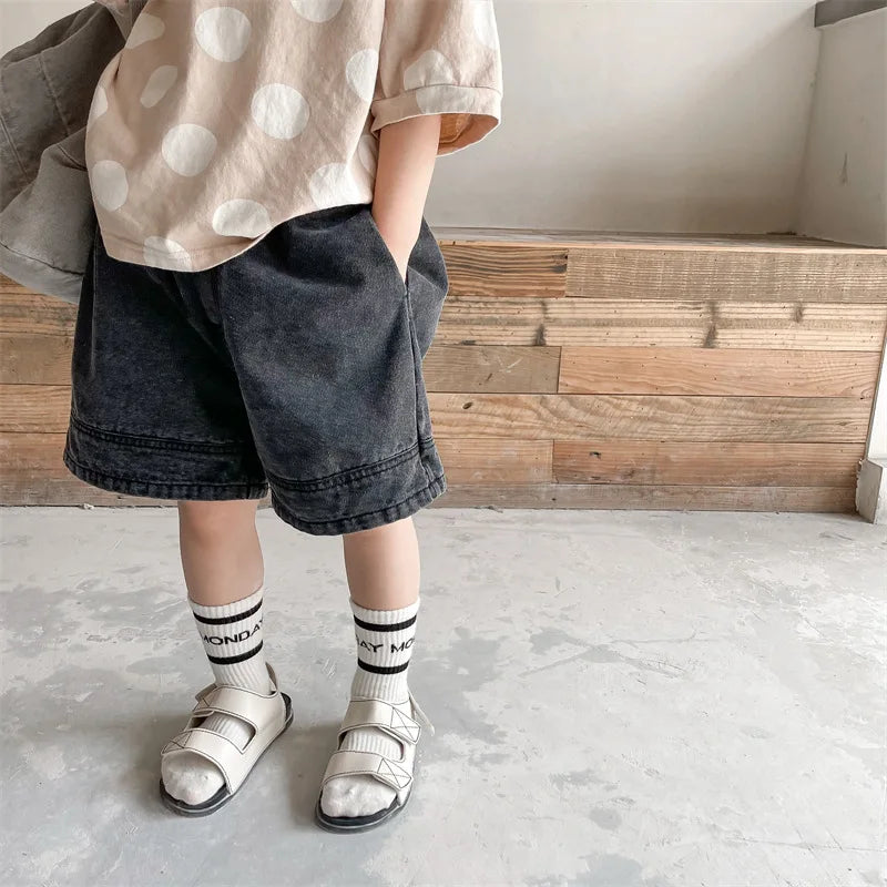Pantaloncini di Jeans Casual per Bambini