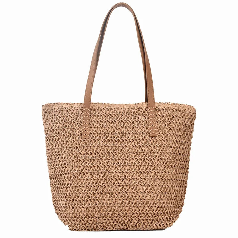 Borsa da spaiggia in Paglia Boho