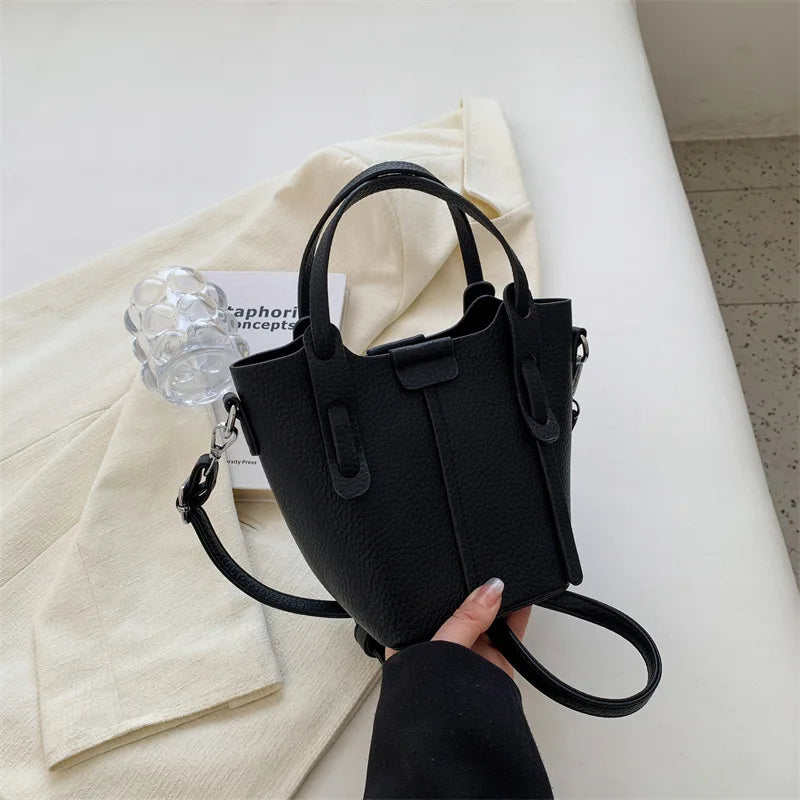Borsa a Secchiello Minimalista con Tracolla